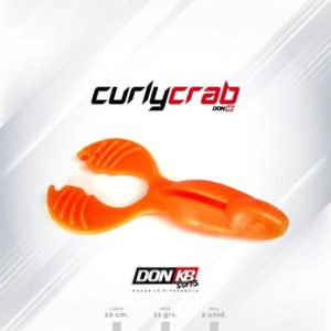 Señuelo DON KB Soft Rana De Goma Curly Crab