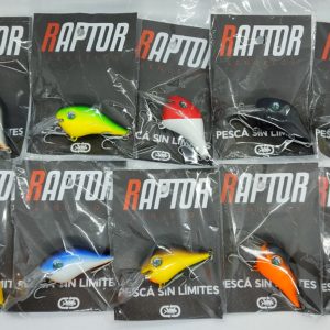 Señuelo Raptor Velociraptor con Anzuelos VMC Tipo Dt3 de Rapala