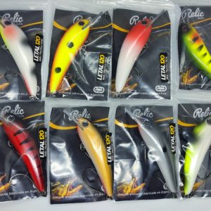 Señuelo Relic Letal 120 Banana Mediana 38g. Ideal Dorado