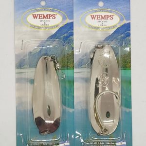 Cuchara Wemps Novy Cromada. Ideal Salmón. Tipo Abu, Mepps