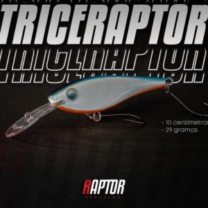 Señuelo Raptor Mojarra Triceraptor Pala 3 Media Agua.